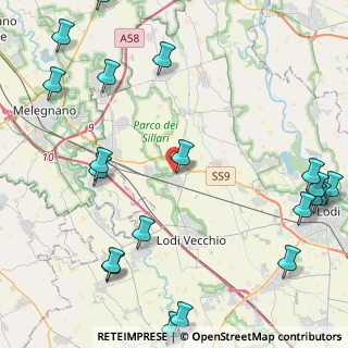Mappa Via IV Novembre, 26838 Tavazzano con Villavesco LO, Italia (6.277)