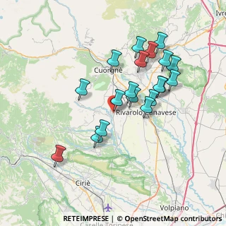 Mappa Via Circonvallazione, 10080 Busano TO, Italia (6.81368)