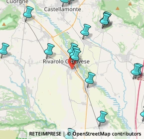 Mappa 10086 Rivarolo Canavese TO, Italia (5.618)