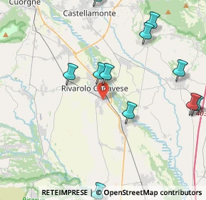 Mappa 10086 Rivarolo Canavese TO, Italia (5.54308)