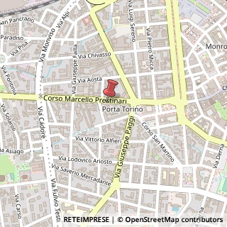 Mappa Corso Marcello Prestinari, 47, 13100 Vercelli, Vercelli (Piemonte)