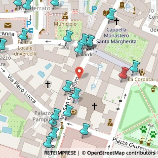 Mappa Via S. Cristoforo, 13100 Vercelli VC, Italia (0.09741)