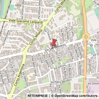 Mappa Via San Giovanni, 21, 27029 Pavia, Pavia (Lombardia)