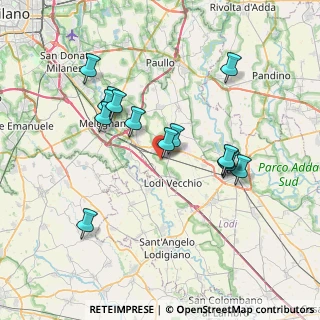 Mappa 8CF2+72, 26838 Tavazzano con Villavesco LO, Italia (6.96714)