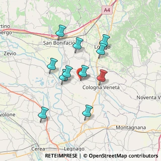 Mappa Via Strà, 37040 Veronella VR, Italia (6.29091)
