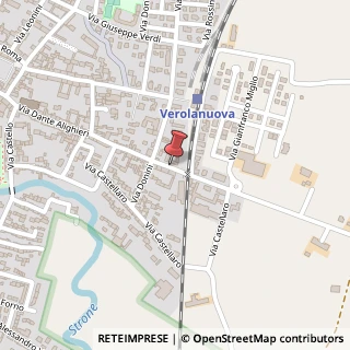 Mappa Via Monsignor Giacinto Gaggia, 61, 25028 Verolanuova, Brescia (Lombardia)