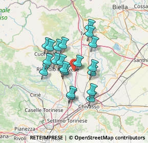 Mappa Vicolo Giulio, 10090 San Giusto Canavese TO, Italia (10.597)