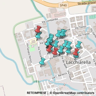 Mappa Via Fratelli Cervi, 20084 Lacchiarella MI, Italia (0.12963)