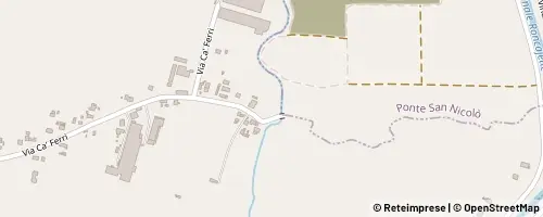 Mappa Ponte San Nicolò