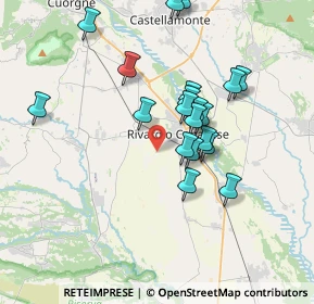 Mappa Via Canton Mosetti, 10086 Rivarolo Canavese TO, Italia (3.322)