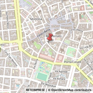Mappa Via Piero Lucca, 6, 13100 Vercelli, Vercelli (Piemonte)