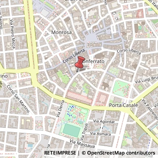 Mappa Via Fratelli Ponti, 22, 13100 Vercelli, Vercelli (Piemonte)