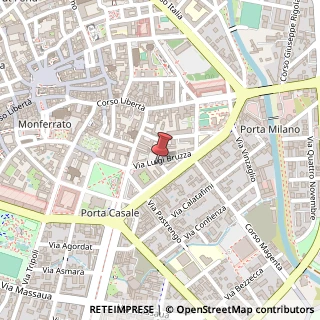 Mappa Via Luigi Bruzza, 4, 13100 Vercelli, Vercelli (Piemonte)