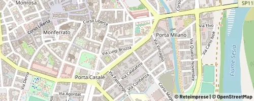 Mappa Vercelli
