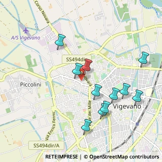 Mappa Via Vercelli, 27029 Vigevano PV, Italia (1.01)
