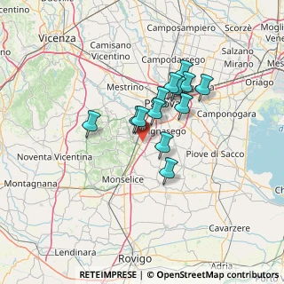 Mappa SS 16 Adriatica, 35020 Mezzavia PD (9.90154)
