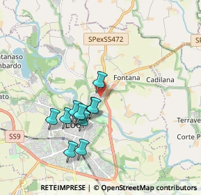 Mappa Via Segrè, 26900 Lodi LO, Italia (1.61636)