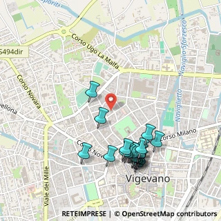Mappa Via Piave, 27029 Vigevano PV, Italia (0.5395)