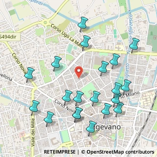 Mappa Via Piave, 27029 Vigevano PV, Italia (0.588)