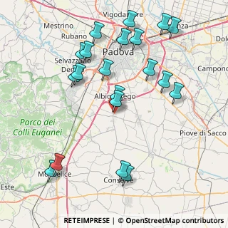 Mappa Via IV Novembre, 35020 Maserà di Padova PD, Italia (9.106)