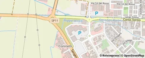 Mappa Vercelli