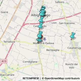 Mappa Via Gorizia, 35020 Maserà di Padova PD, Italia (1.88)