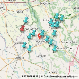 Mappa Via Tagliamento, 27029 Vigevano PV, Italia (6.98824)