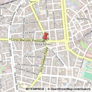 Mappa Corso Marcello Prestinari, 13, 13100 Vercelli, Vercelli (Piemonte)