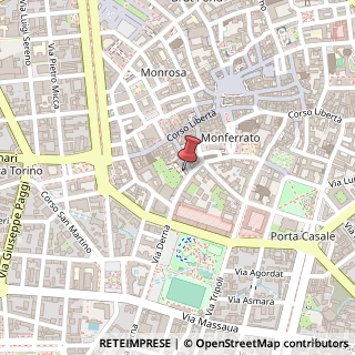 Mappa Via Fratelli Garrone, 20, 13100 Vercelli, Vercelli (Piemonte)