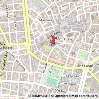 Mappa Via Fratelli Garrone, 20, 13100 Vercelli, Vercelli (Piemonte)