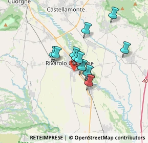 Mappa Via Alfredo D'Andrade, 10086 Rivarolo Canavese TO, Italia (2.37167)