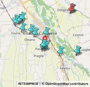 Mappa Via Alfredo D'Andrade, 10086 Rivarolo Canavese TO, Italia (2.11211)