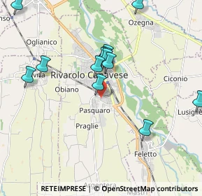 Mappa Via Alfredo D'Andrade, 10086 Rivarolo Canavese TO, Italia (2.17643)