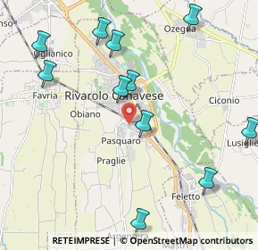 Mappa Via Alfredo D'Andrade, 10086 Rivarolo Canavese TO, Italia (2.39273)