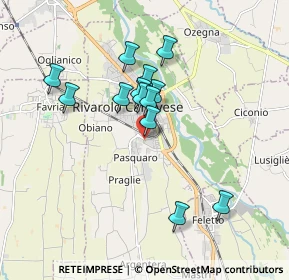 Mappa Via Alfredo D'Andrade, 10086 Rivarolo Canavese TO, Italia (1.51615)