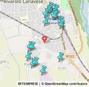 Mappa Via Alfredo D'Andrade, 10086 Rivarolo Canavese TO, Italia (0.5475)