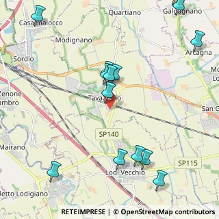 Mappa Via delle Industrie, 26838 San Zenone al Lambro MI, Italia (2.63143)