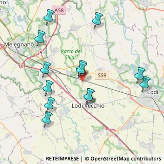 Mappa Via delle Industrie, 26838 Tavazzano con Villavesco LO, Italia (4.33308)