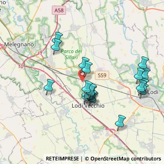 Mappa Via delle Industrie, 26838 Tavazzano con Villavesco LO, Italia (3.766)