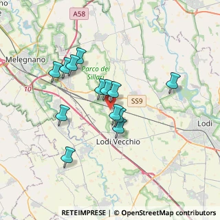 Mappa Via delle Industrie, 26838 San Zenone al Lambro MI, Italia (3.07846)