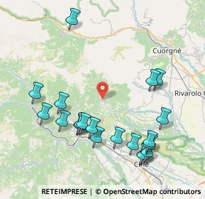 Mappa Regione Molino Avvocato, 10070 Corio TO, Italia (8.9775)