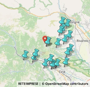 Mappa Regione Molino Avvocato, 10070 Corio TO, Italia (7.278)