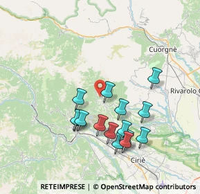 Mappa Regione Molino Avvocato, 10070 Corio TO, Italia (7.00067)
