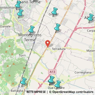 Mappa SS 16 Adriatica, 35020 Località Produttiva PD (3.61385)