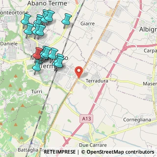 Mappa SS 16 Adriatica, 35020 Località Produttiva PD (2.6615)