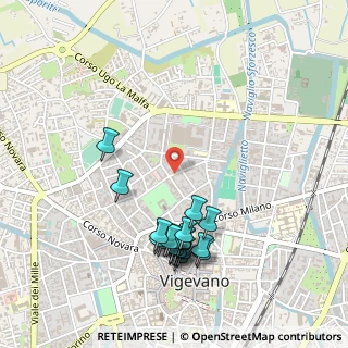 Mappa Via Guglielmo Oberdan, 27029 Vigevano PV, Italia (0.5225)