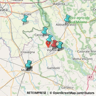 Mappa Via Ciriè, 27029 Vigevano PV, Italia (6.98)