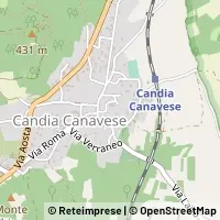 Peta Candia Canavese