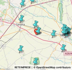 Mappa SP26, 13040 Salasco VC, Italia (10.3625)