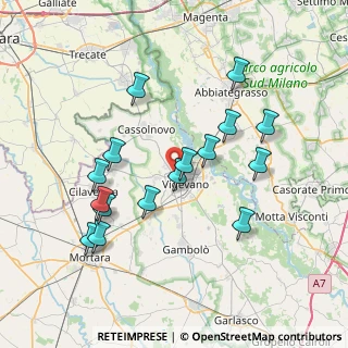Mappa Strada Fossana, 27029 Vigevano PV, Italia (7.3175)